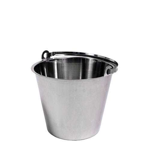 Ведро из нержавеющей стали - Metallwerke Renner GmbH - круглое / с ручкой / промышленное