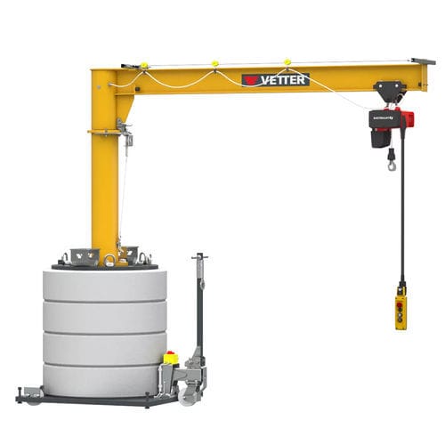 Поворотный кран на стойке - MOB-PR - VETTER Krantechnik GmbH - 360° / для подъема / поворотный