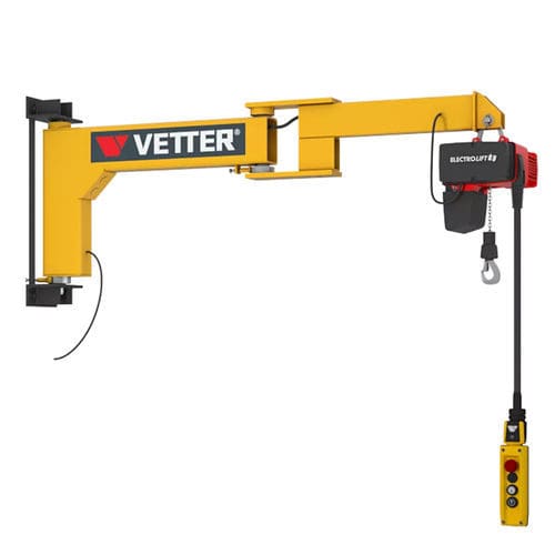 Настенный поворотный кран - BW - VETTER Krantechnik GmbH - 300° / 180° / шарнирный