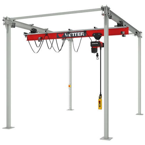 Козловой кран на рейке - P300 - VETTER Krantechnik GmbH - для цеха / электрический / воздушный