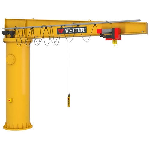 Поворотный кран на стойке - B - VETTER Krantechnik GmbH - 360° / с электроприводом / для подъема
