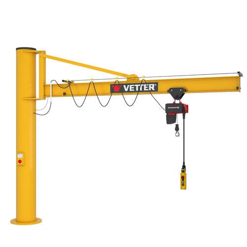 Поворотный кран на стойке - PS - VETTER Krantechnik GmbH - настенный / 270° / с электроприводом