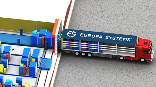 Система загрузки и разгрузки для грузовика - ATLS - Europa Systems Sp. z o.o. - контейнера / для паллет / для прицепа
