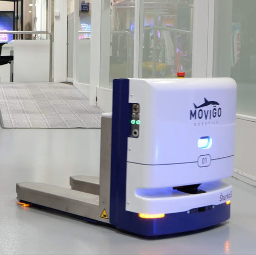 Транспортный AMR - Ŝharko5 - MoviGo Robotics bv - для поддонов / для тележки / для полиграфии