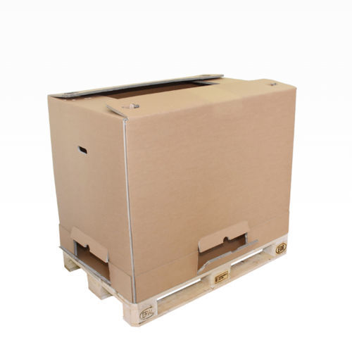 Ящичный поддон из картона - Walz Verpackungen GmbH - для логистики / штабелируемый / из перерабатываемых материалов