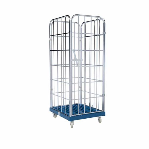 Контейнер на колесиках с пластмассовым основанием - KB4A50101650CS04301 - FEIL rolltainer GmbH - из металла