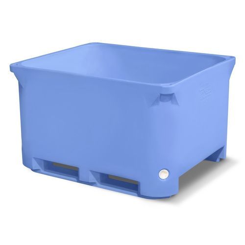 Ящичный поддон из полиэтилена - ICF660BPEOL5010 - FEIL rolltainer GmbH - для сыпучих материалов / из перерабатываемых материалов / многоразовый