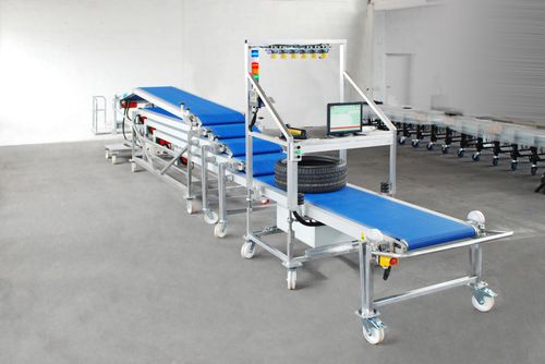 Конвейерная лента из металла - GAWRONSKI GmbH - промышленная / синяя / для процесса