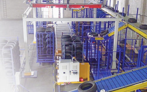 Роботизированная система паллетизации - GAWRONSKI GmbH - для погрузно-разгрузочных работ / для поддонов / для шин