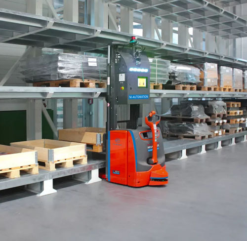 Электрический штабелер - Neumaier Industry GmbH & Co. KG - автоматизированный / для паллет / для разгрузочно-погрузочных работ