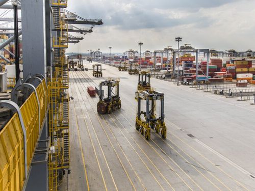 Контейнерный погрузчик для контейнера - Kalmar Germany GmbH - электрический