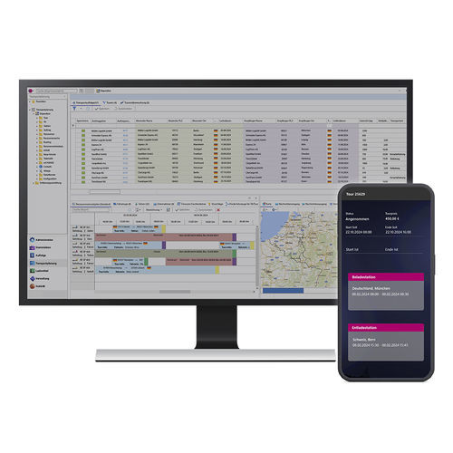 Программное обеспечение для управления - CarLo® inTOUCH - Soloplan GmbH Software für Logistik und Planung - для контроля / разработки / для планирования
