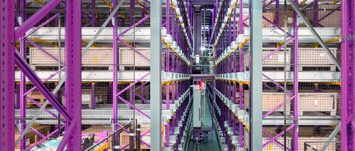 Компактный складской стеллаж с системой шаттл - StoreBiter® OPS - GEBHARDT Intralogistics Group