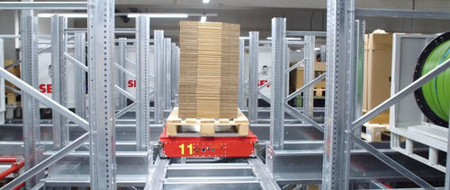 Складской стеллаж с системой шаттл - Omnipallet® - GEBHARDT Intralogistics Group