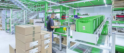 Роликовый конвейер - TYPE 330 series - GEBHARDT Intralogistics Group - прямой / транспортный / модульный