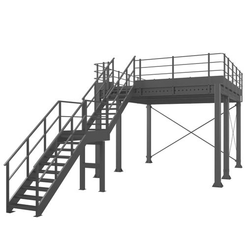 Промышленный этажный стеллаж для промышленности - Mecano - ROSSS SPA - для интерьера / для складов