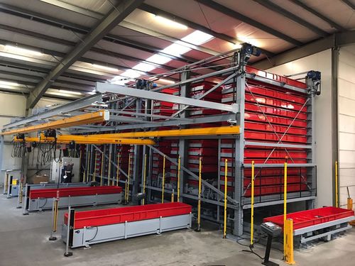 Вертикальная автоматическая система хранения - CIAMPALINI COSTRUZIONI MECCANICHE SRL - для поддонов / для рулона / для труб