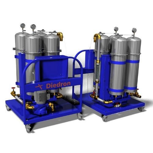 Центробежный unité d'auto-filtration - EFFE 8 - DIEDRON SRL - для жидкостей / из нержавеющей стали / мобильный