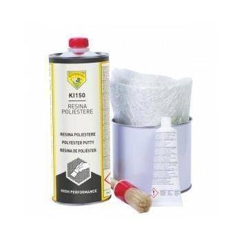 Мастика из полиэстера - KI150 - KIT VETRORESINA - ECO SERVICE SRL - двухкомпонентная / для ремонта / для дерева