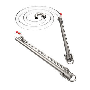 Tube à vide - CANDAS 008 ACI 316L - NOVACOM - Z.A.