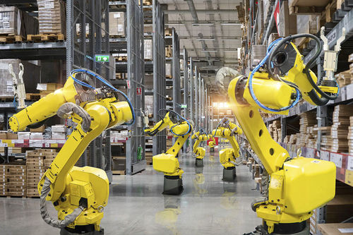 Шарнирный робот - ERREVI AUTOMATION SRL - для разгрузочно-погрузочных работ / для трансфера пациента / для автомобилестроения