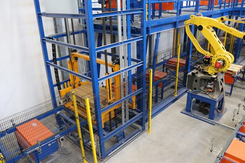 Автоматический лифт - UTECO CONTEC SRL - для строительства / промышленный / для разгрузочно-погрузочных работ