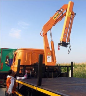 Башенный кран для загрузки - Puma Crane LTD.ŞTİ. - на грузовике / шарнирный / складной