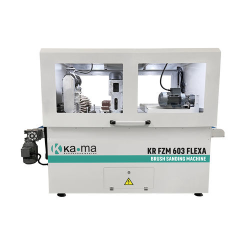 Шлифовальный станок с щеткой - KR FZM 603 Flexa - Karabudak Mühendislik Makine İmalat Sanayi Ltd. Şti - с диском / электрический / для дерева