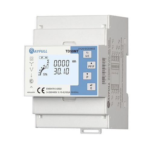Электрический счетчик электроэнергии с сертификатом MID - TD50MT - Rayfull Electric Technology(Zhejiang)Co., Ltd. - трехфазовый / на DIN-рейке / RS-485