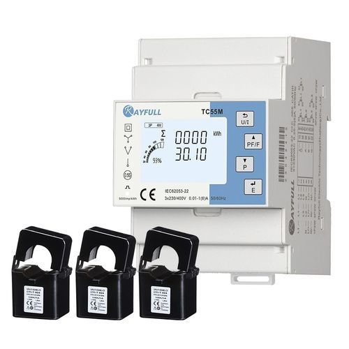 Трехфазовый Электрический счетчик электроэнергии - TC55M - Rayfull Electric Technology(Zhejiang)Co., Ltd. - на DIN-рейке / Modbus / ModBUS RTU