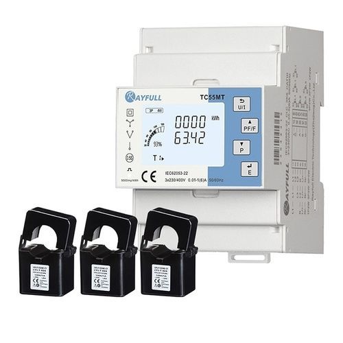 Трехфазовый Электрический счетчик электроэнергии - TC55MT - Rayfull Electric Technology(Zhejiang)Co., Ltd. - на DIN-рейке / ModBUS RTU / с катушкой Роговского