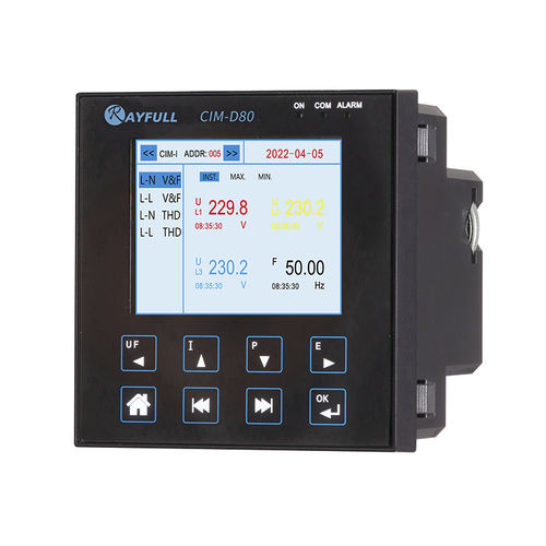 Блок индикации для измерения напряжения - CIM-D80 - Rayfull Electric Technology(Zhejiang)Co., Ltd. - LCD / цветной / мощность