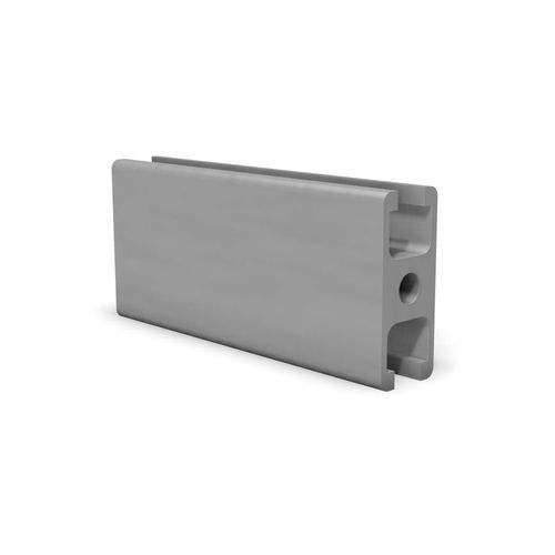 Профиль из анодированного алюминия - B0350 - trimat srl - пазованный / прямоугольный / экструдированный
