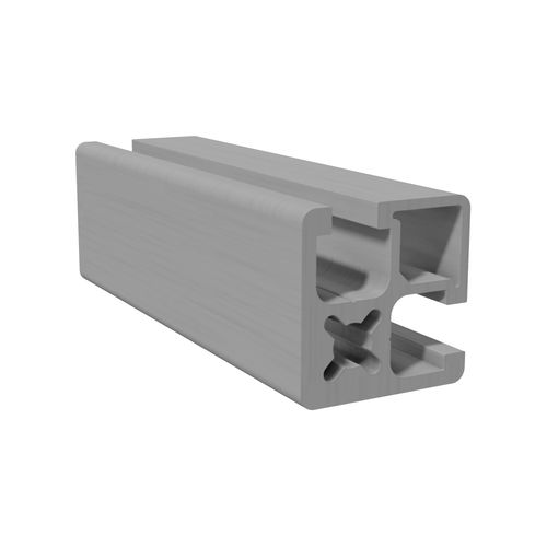 Профиль из анодированного алюминия - B0600 - trimat srl - пазованный / квадратный / экструдированный