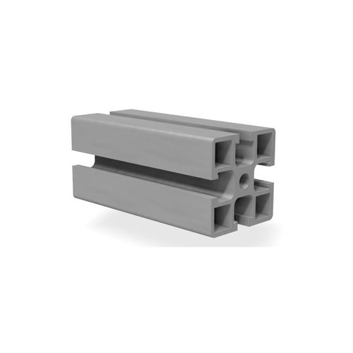 Профиль из анодированного алюминия - B1050 - trimat srl - пазованный / квадратный / экструдированный