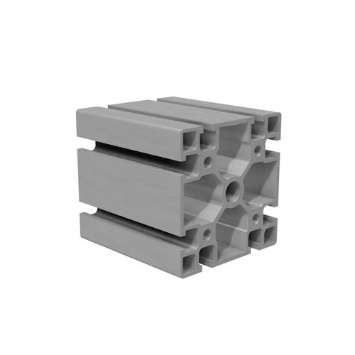 Профиль из анодированного алюминия - B1600 - trimat srl - пазованный / квадратный / экструдированный