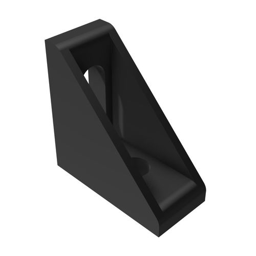 Угловой кронштейн для сборки профилей - H0100 - trimat srl - для алюминиевого профиля / из пластика / 90°