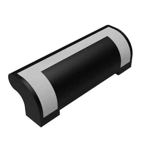 Функциональная рукоятка - M1250 - trimat srl - из технополимера / L-образная / с профилем