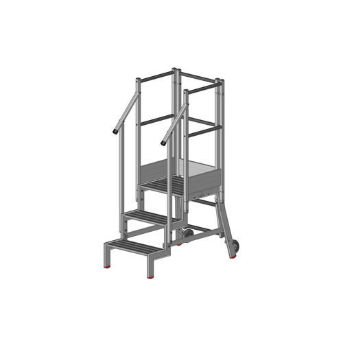 Стремянка из алюминия - F05038000 series - FORTAL