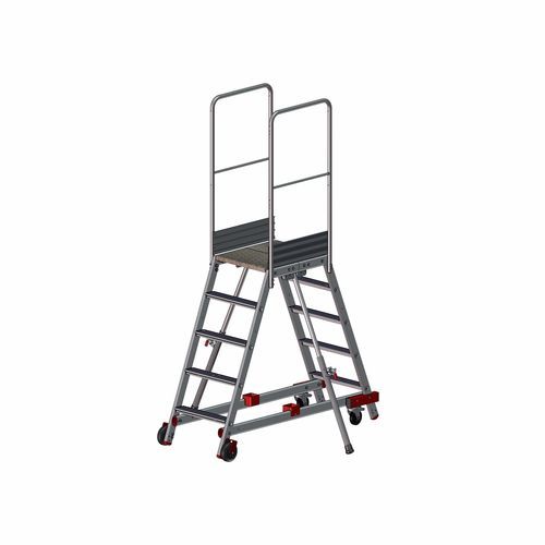 Стремянка из алюминия - F0502 series - FORTAL - 10 ступеней