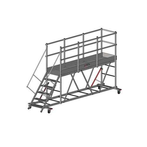 Рабочая платформа - F809000 series - FORTAL - мобильная / для отходов