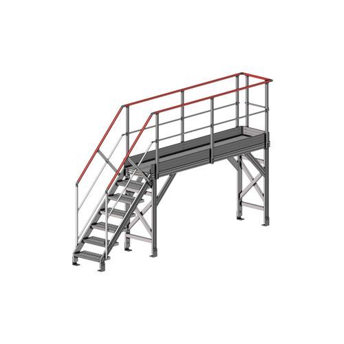 Переходной трап из алюминия - F80115000 series - FORTAL