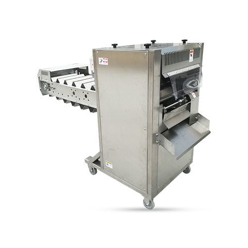 Машина для нарезки для рыбы - Bokang Machinery - автоматическая / из нержавеющей стали / горизонтальная