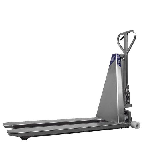 Ножничный погрузчик для поддонов - BADA TMS-80 - BADA MATERIAL HANDLING - ручной / с сопровождающим оператором / транспортный