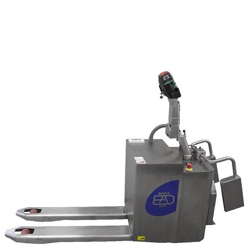 Электрический погрузчик для поддонов - BADA 20-TP9  - BADA MATERIAL HANDLING - с платформой для оператора / стоячий / 12 В