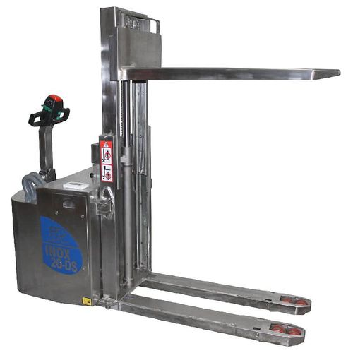 Электрический погрузчик для поддонов - BADA 20-DS - BADA MATERIAL HANDLING - с сопровождающим оператором / 12 В / для складов