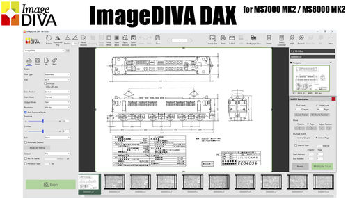 Программное обеспечение для сканера - ImageDIVA DAX - Kyokko Seiko Co., Ltd - для визуализации / захвата изображения / цифрового изображения