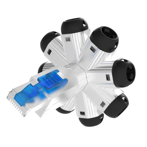 Соединитель для передачи данных - 21305 - AIXONTEC - аудио/видео / RJ45 / крестовидный