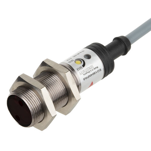 Фотоэлектрический обнаружитель с прямым отражением - EO1804NPAS - Carlo Gavazzi Automation SpA - цилиндрический / инфракрасный / IP67