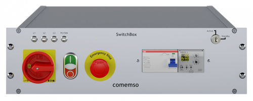 Распределительный щит питания для монтажа в стойку - comemso electronics GmbH - трехфазовый / для дистанционного управления